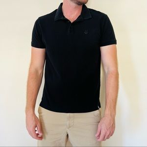 Armani jeans polo shirt black regular fit